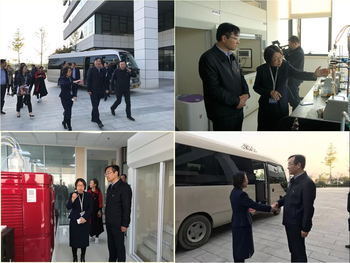 高新区党工委书记钟洪江一行莅临yp街机电子科技调研